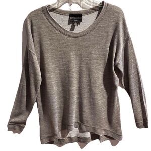 Absolutely Women’s Long Sleeved Knit Top Dusty Heather Purple Made In USA Large